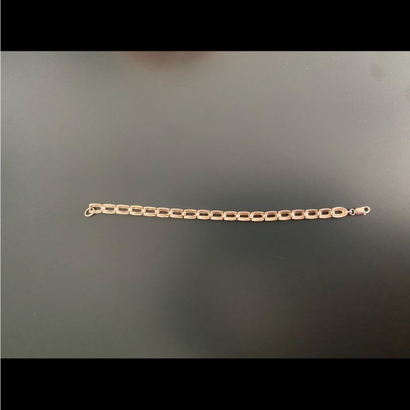 Judith Jack Silver Marcasite Oval Link Bracelet 6.5” - Picture 5 of 6